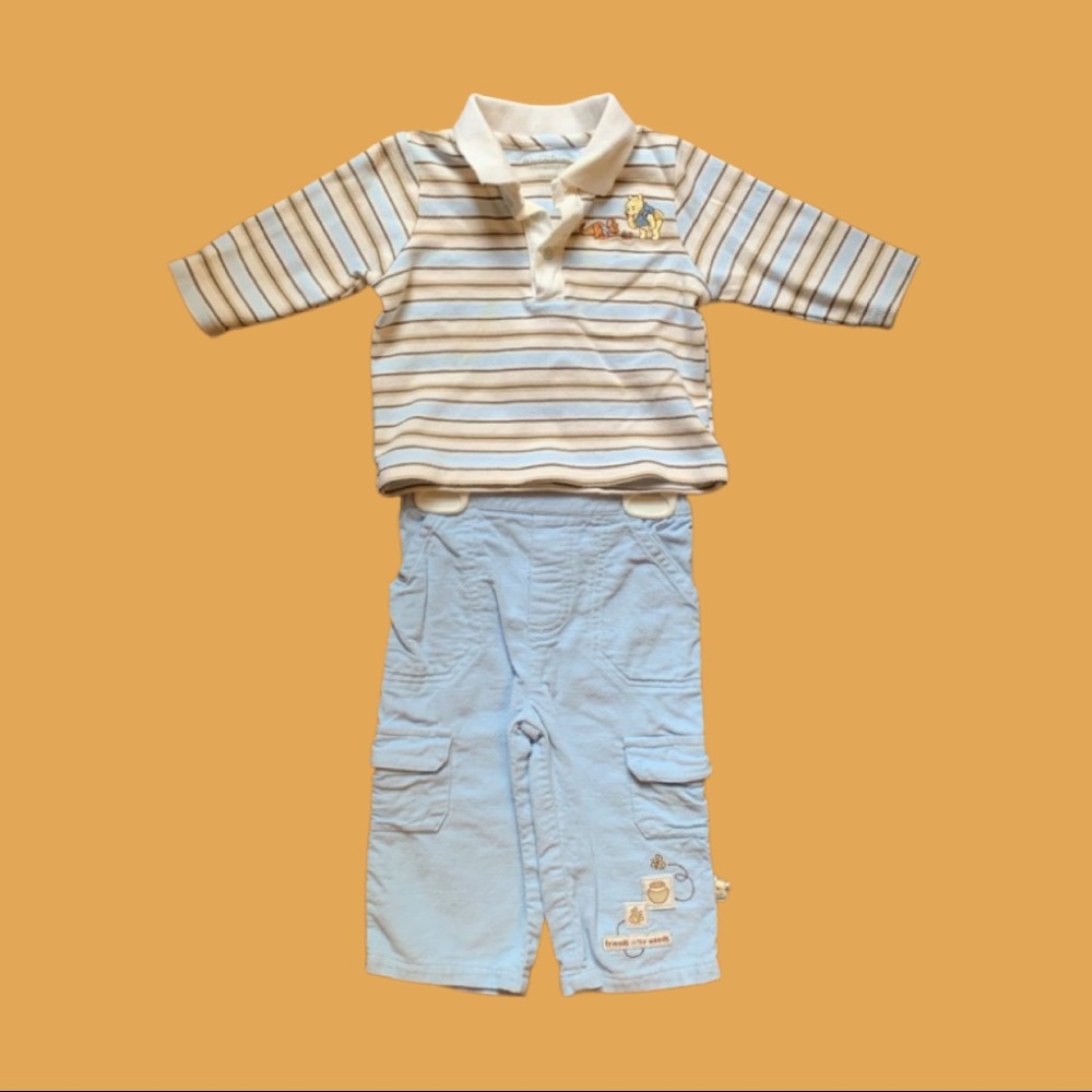 Pooh 9 mo. 2 piece boy's winter set